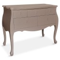 Commode 5 tiroirs Classica Laqué Taupe
