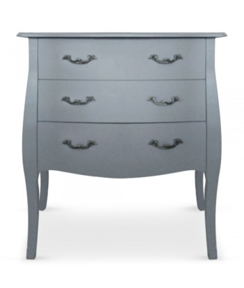 Commode 3 tiroirs Gris Chic