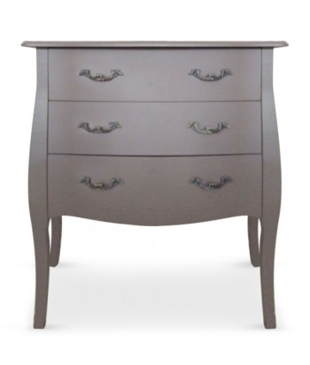 Commode 3 tiroirs Taupe Chic