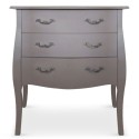 Commode 3 tiroirs Taupe Chic