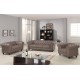 Fauteuil Chesterfield Taupe
