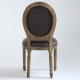 Lot de 2 chaises de style médaillon Louis XVI Simili (P.U) Effet Vieilli