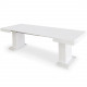 Table extensible Mustang Blanc laqué