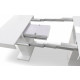 Table extensible Mustang Blanc laqué