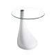 Table d'appoint design Nova Blanc