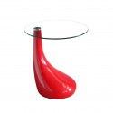 Table d'appoint design Nova Rouge