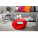 Table basse design Ring Rouge